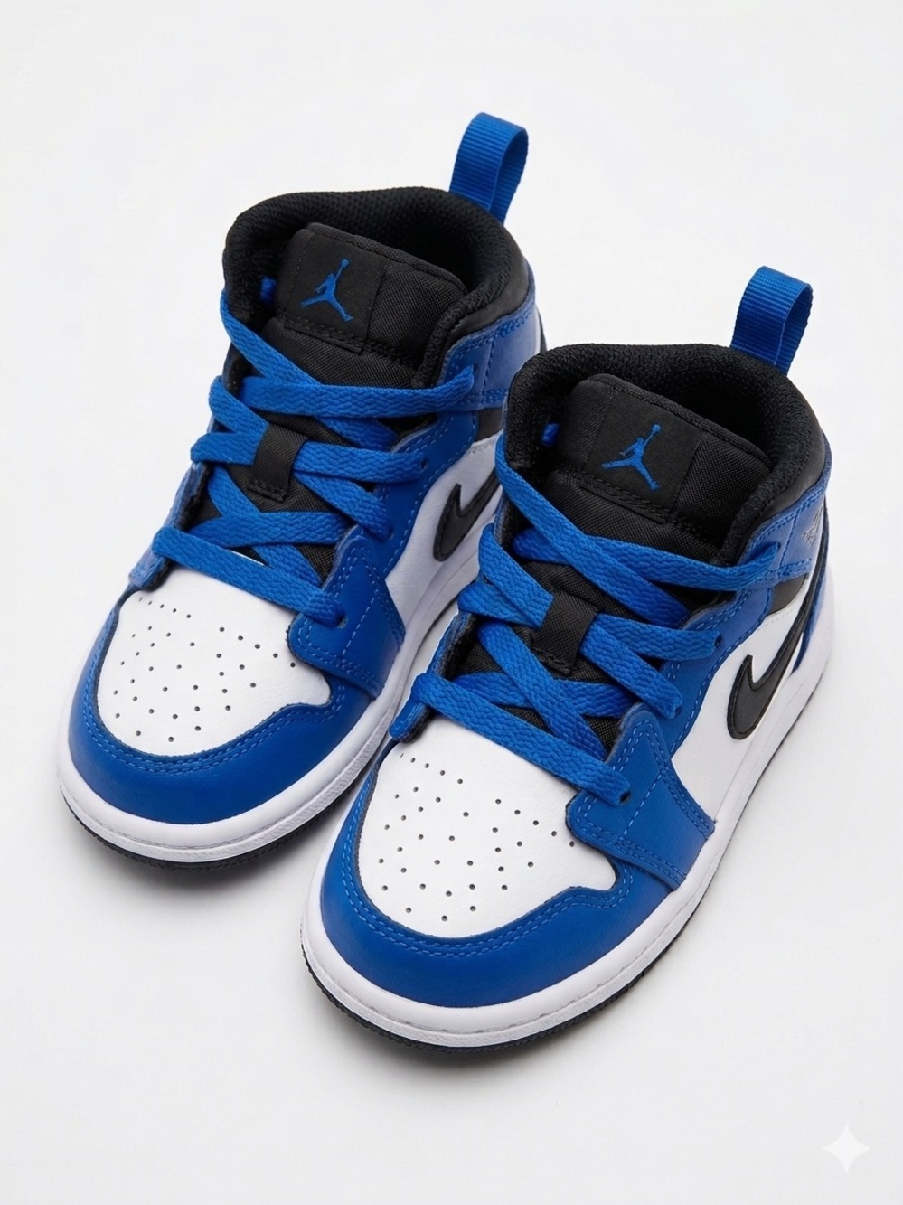 Kids' Mid-Top Sneakers - Blue/White
